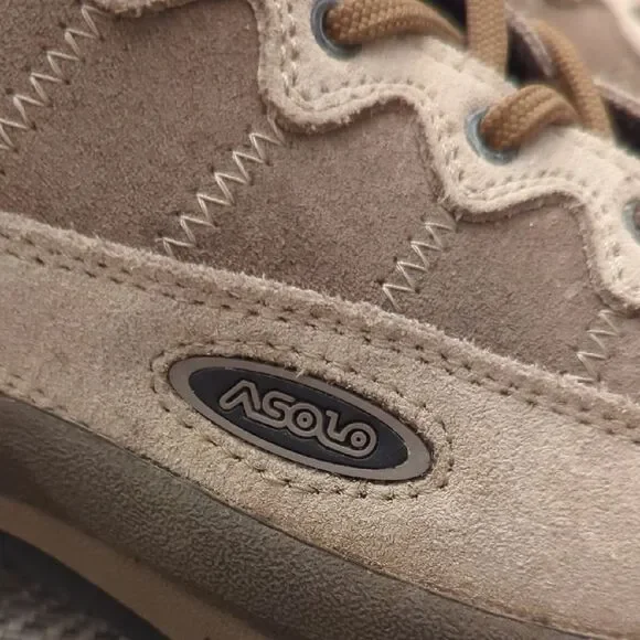 Asolo Women's Brown Suede Low Hiking Shoes Trail Running - Picture 2 of 10